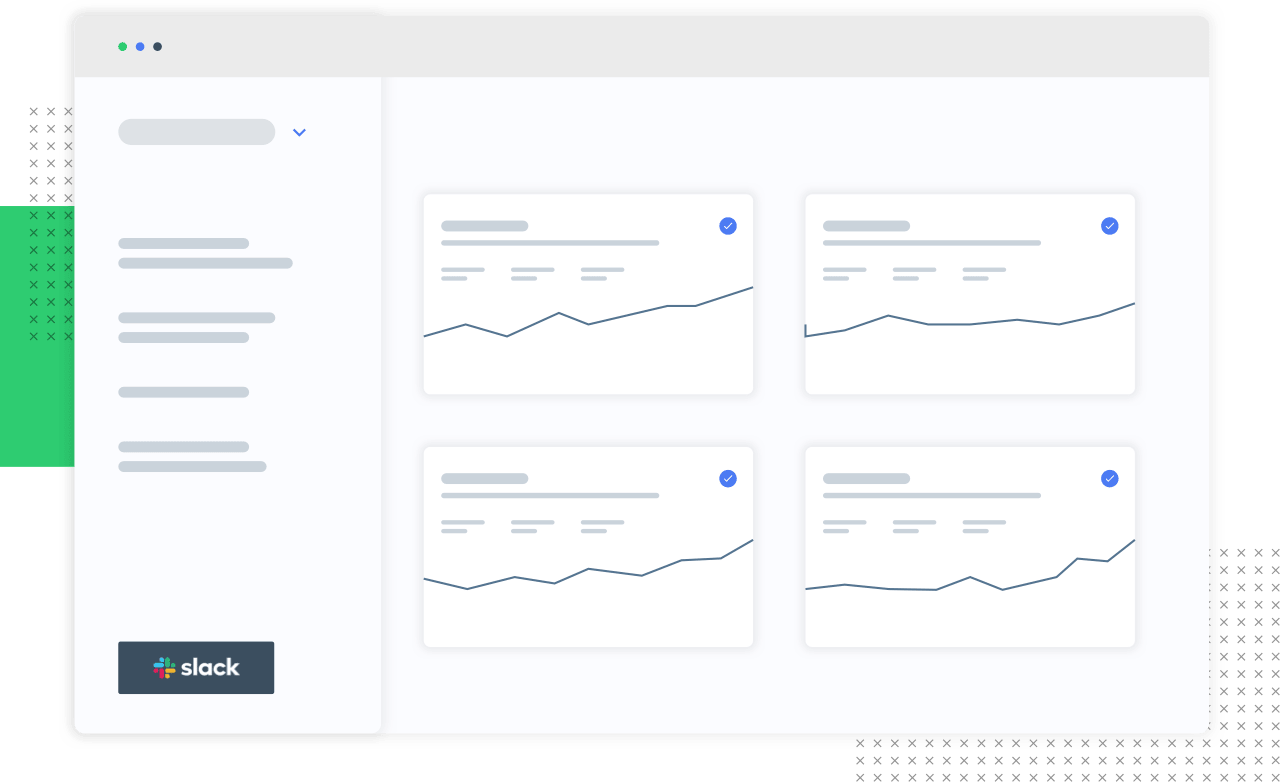 illustration of slack dashboard